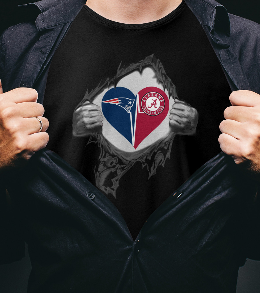 Patriots Heart Alabama Crimson Tide Fan Loyalty T-Shirt