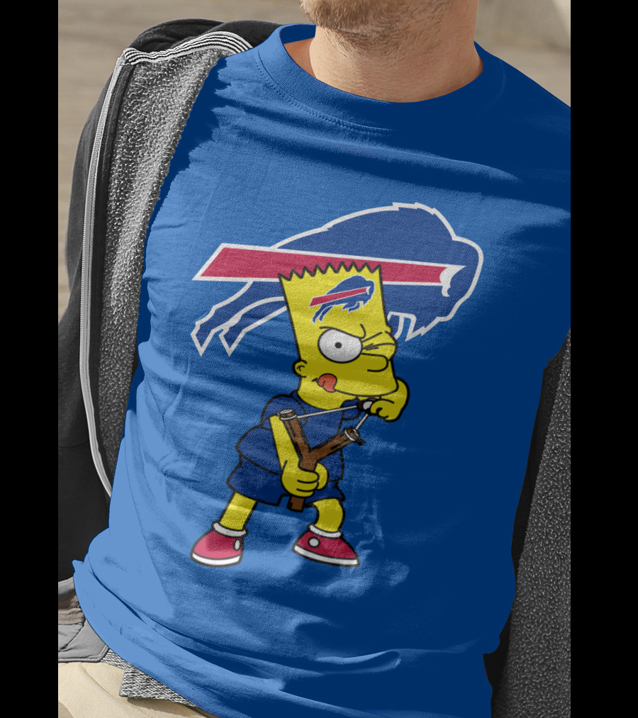 Bills Bart Simpson Buffalo Bills Nfl T-Shirt