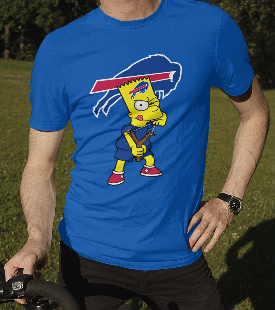 Bills Bart Simpson Buffalo Bills Nfl T-Shirt
