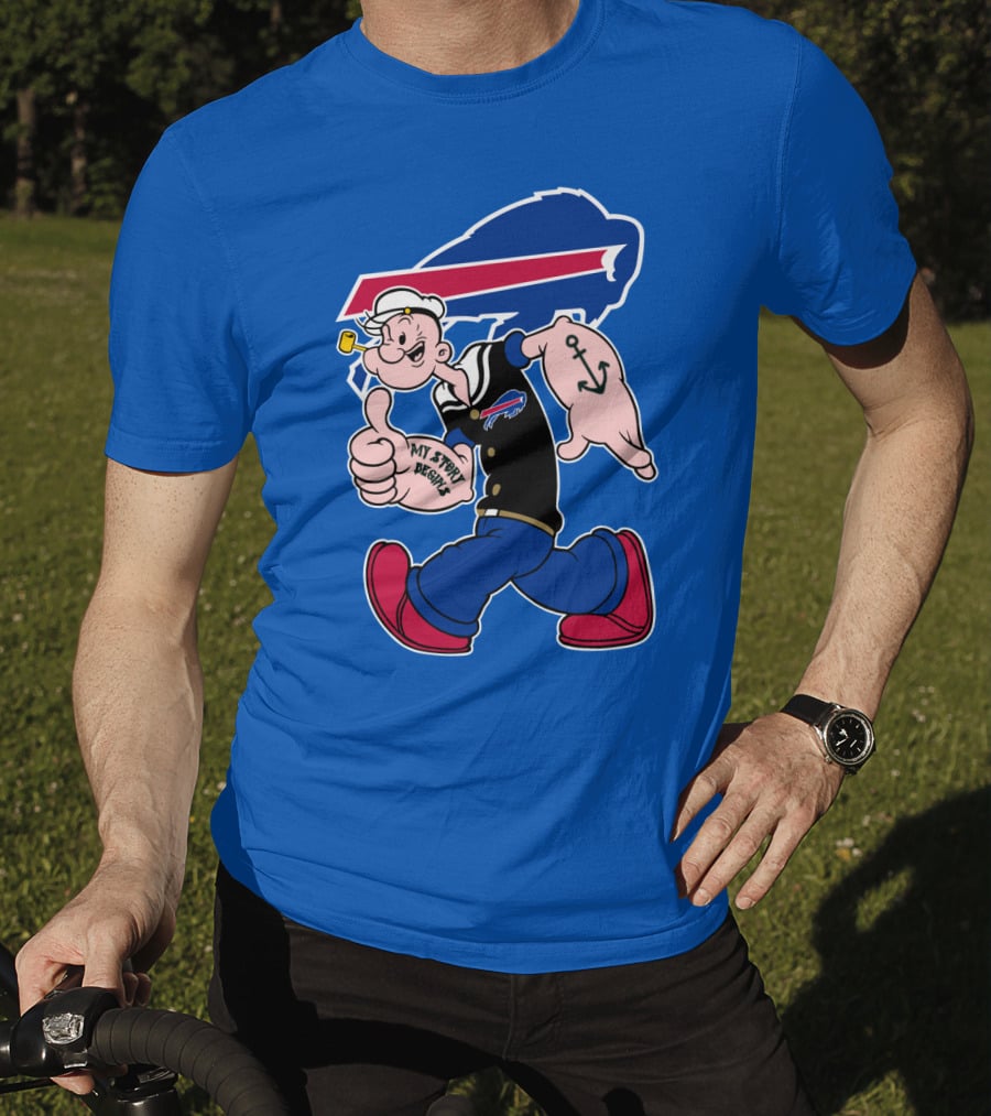 Buffalo Bills Popeye My Spirit Beanie T-Shirt