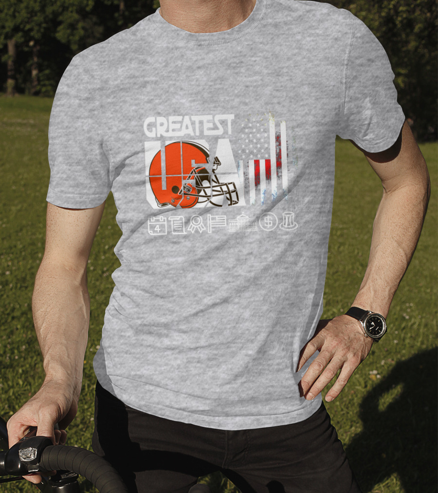 Greatest Usa America Football Helmets Calendar Flag Government Currency Traditions T-Shirt