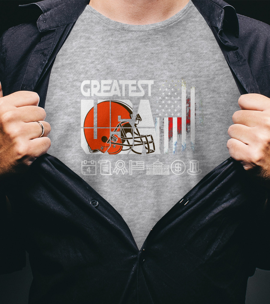 Greatest Usa America Football Helmets Calendar Flag Government Currency Traditions T-Shirt