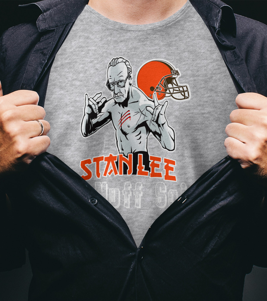 Stanlee Nuff Said Browns Helmet T-Shirt