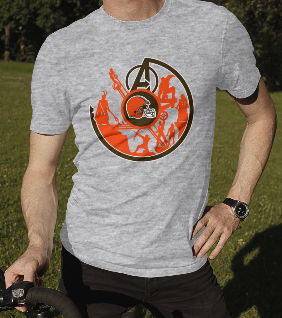 Cleveland Browns Avengers Mashup T-Shirt