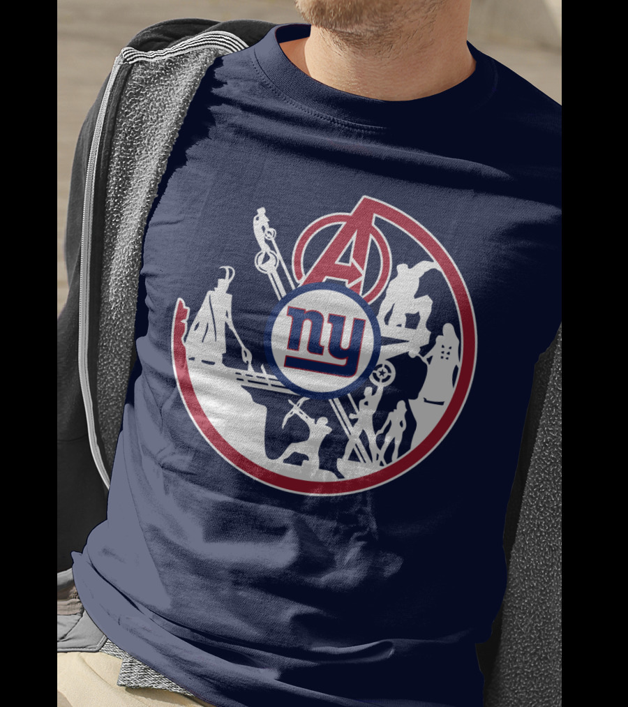 Ny Giants Avengers Crossover T-Shirt