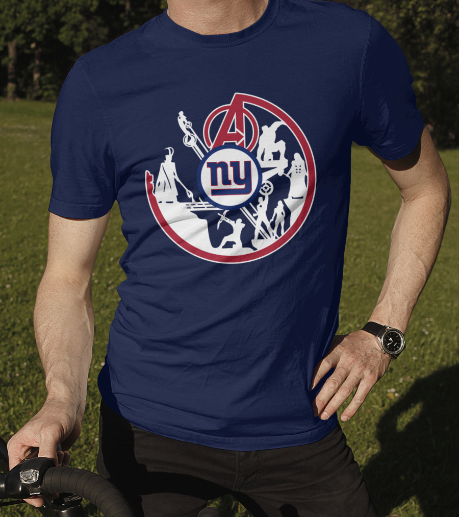 Ny Giants Avengers Crossover T-Shirt