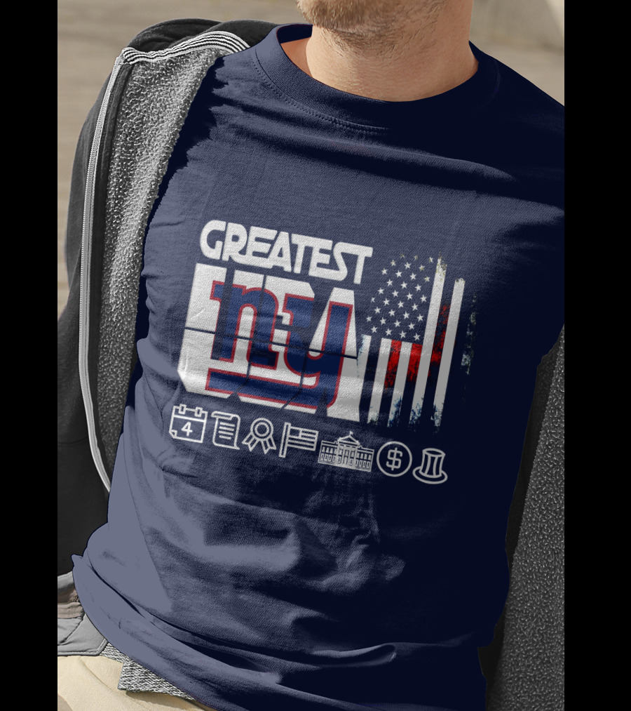 Greatest Ny American Icons And Symbols Collection T-Shirt