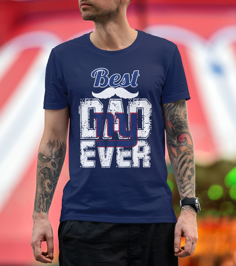 Best Dad Ever Giants T-Shirt