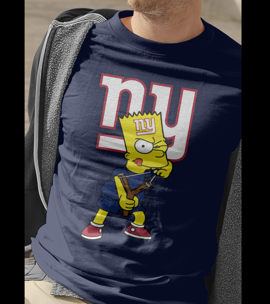 Ny Giants Bart Slingshot T-Shirt