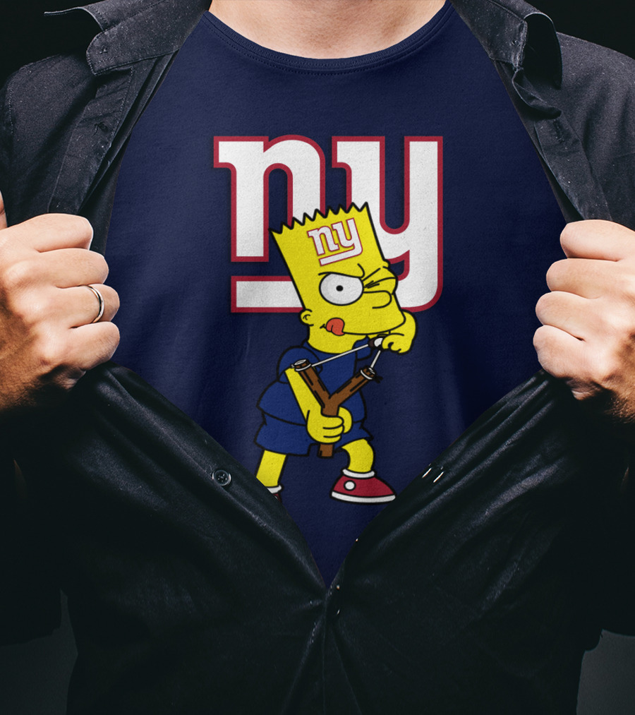 Ny Giants Bart Slingshot T-Shirt