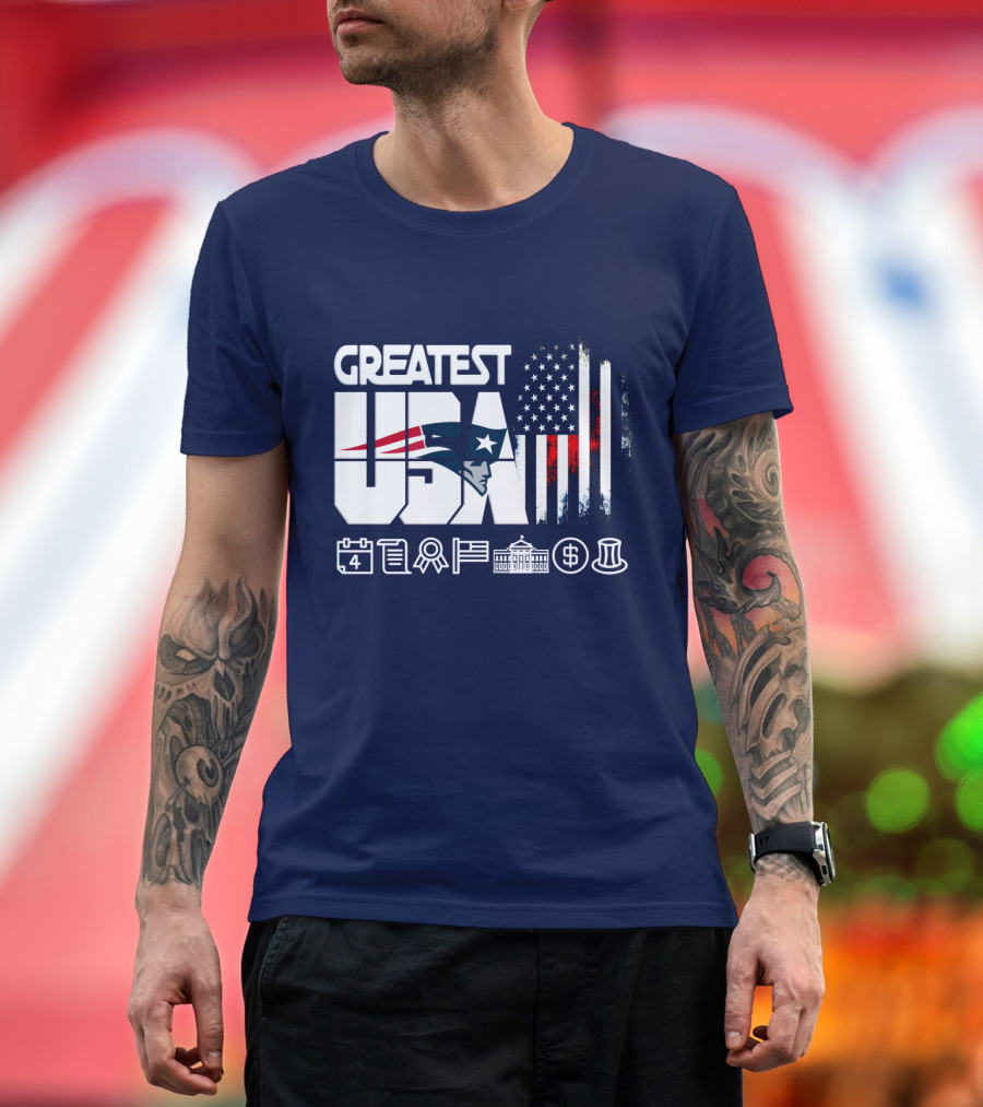 Greatest Usa New England Patriots American Icons T-Shirt