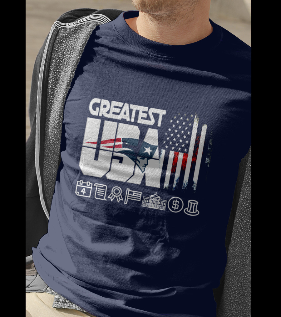 Greatest Usa New England Patriots American Icons T-Shirt