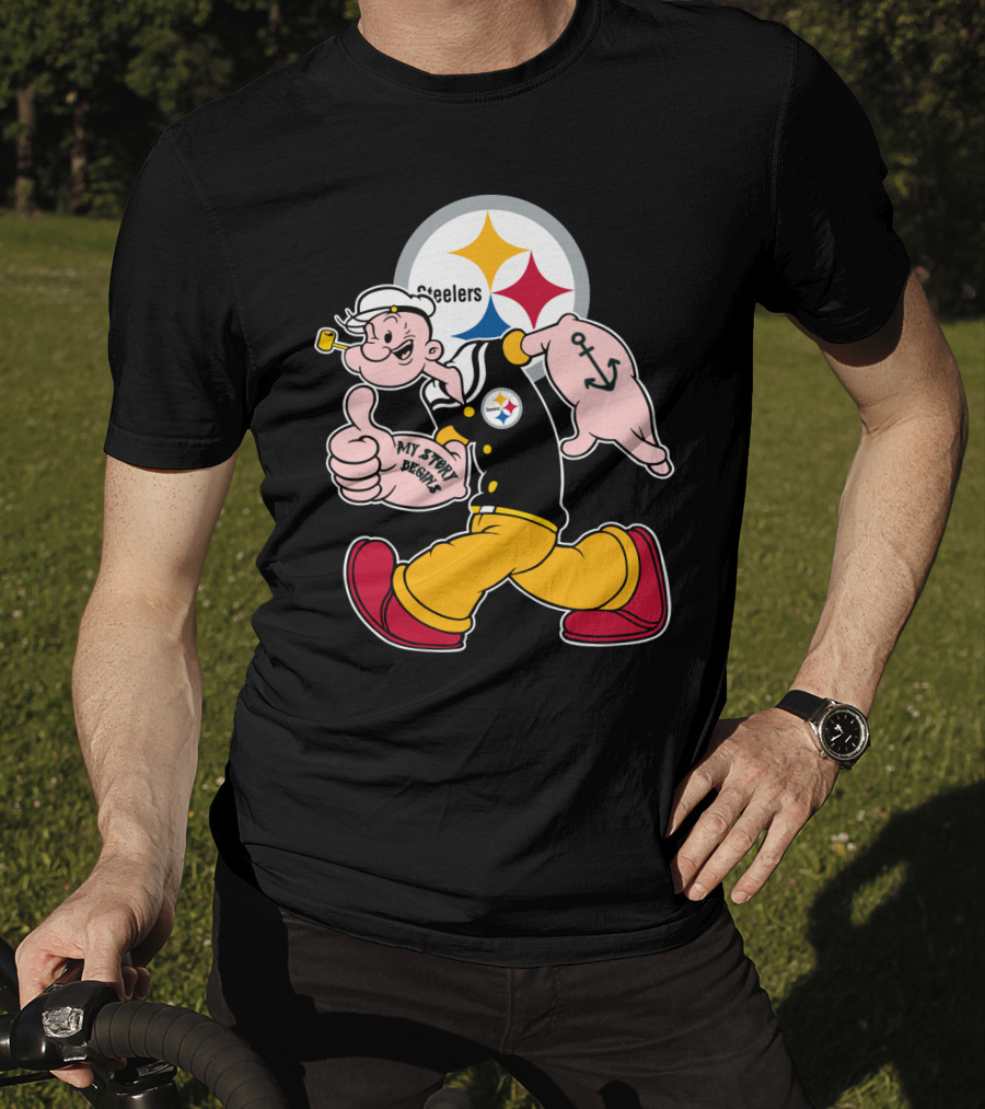 Steelers Popeye My Story Begins T-Shirt