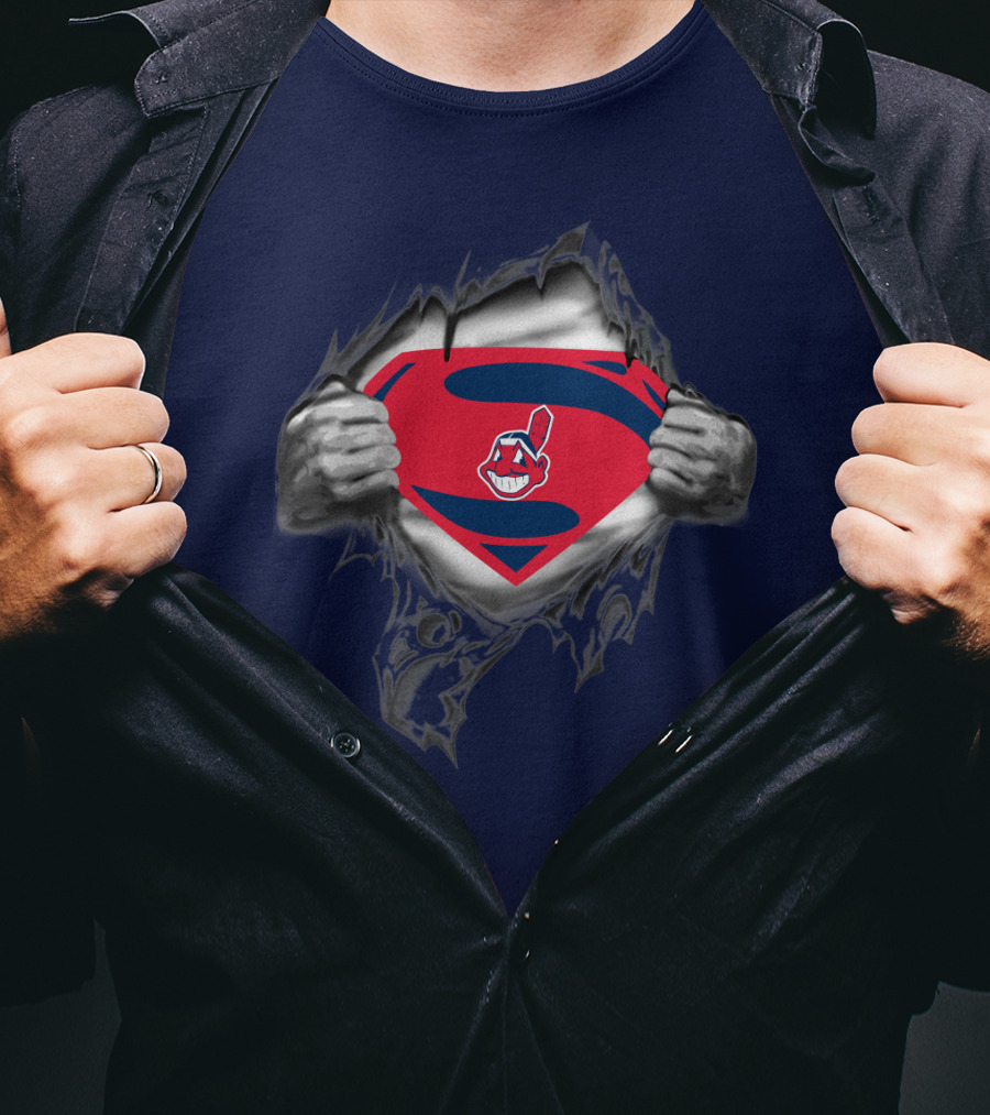 Superman Cleveland Indians T-Shirt