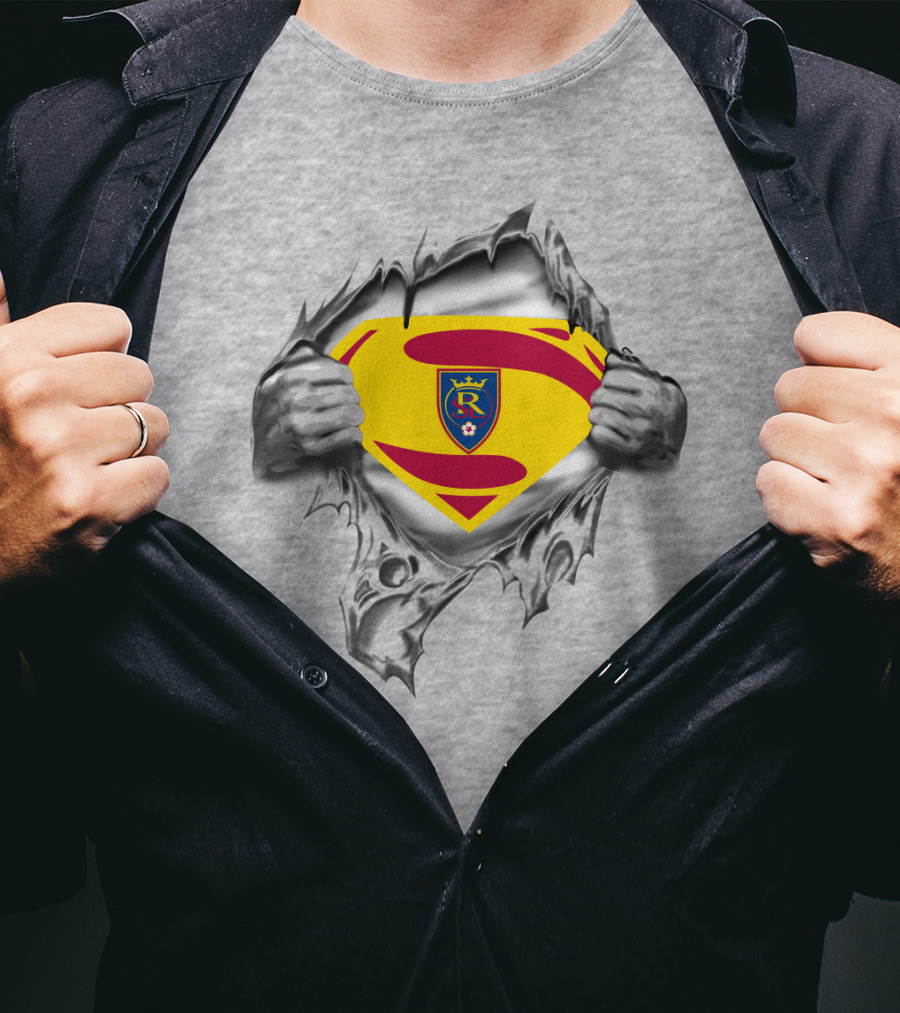 Real Salt Lake Superhero Crest T-Shirt