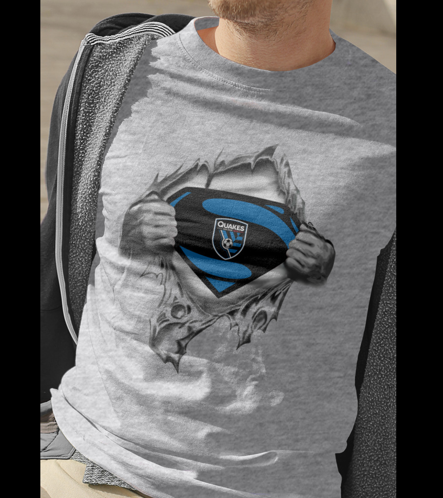 Quakes Super Logo San Jose Earthquakes T-Shirt