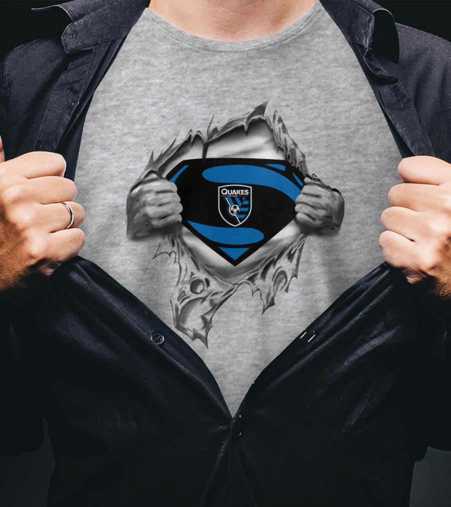 Quakes Super Logo San Jose Earthquakes T-Shirt