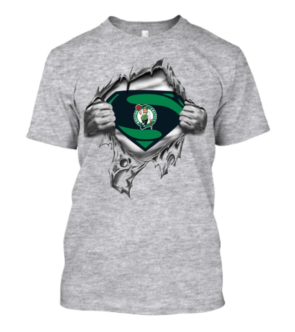 Boston Celtics Super Logo Chest Reveal T-Shirt
