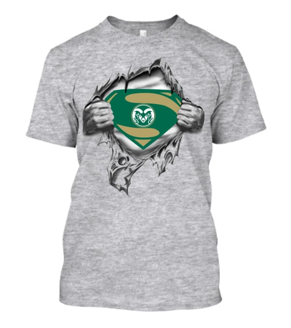 Colorado State Rams Superhero Shield T-Shirt
