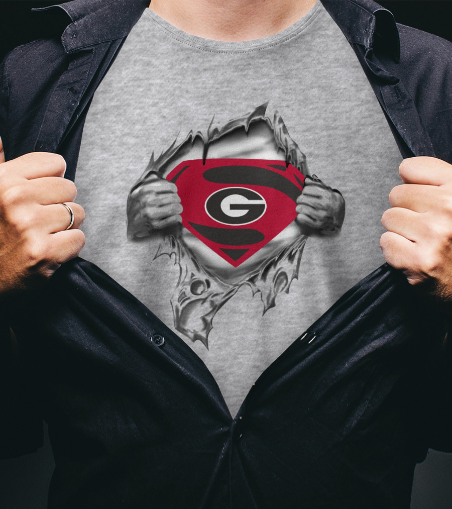 Super Georgia Bulldogs Shield T-Shirt
