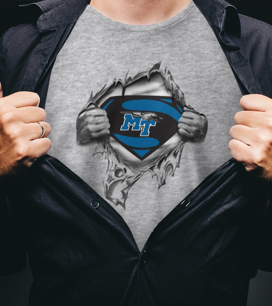 Mt Blue Raiders Superman Logo T-Shirt