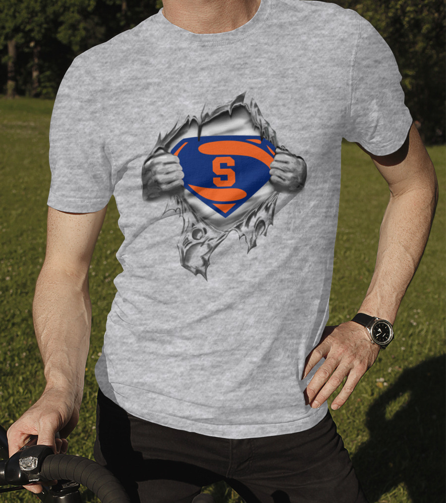Superman Syracuse Orange S Logo Fan T-Shirt