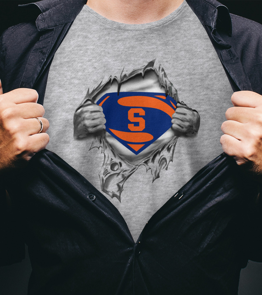 Superman Syracuse Orange S Logo Fan T-Shirt