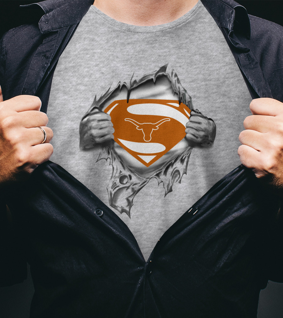 Superman Texas Longhorns T-Shirt