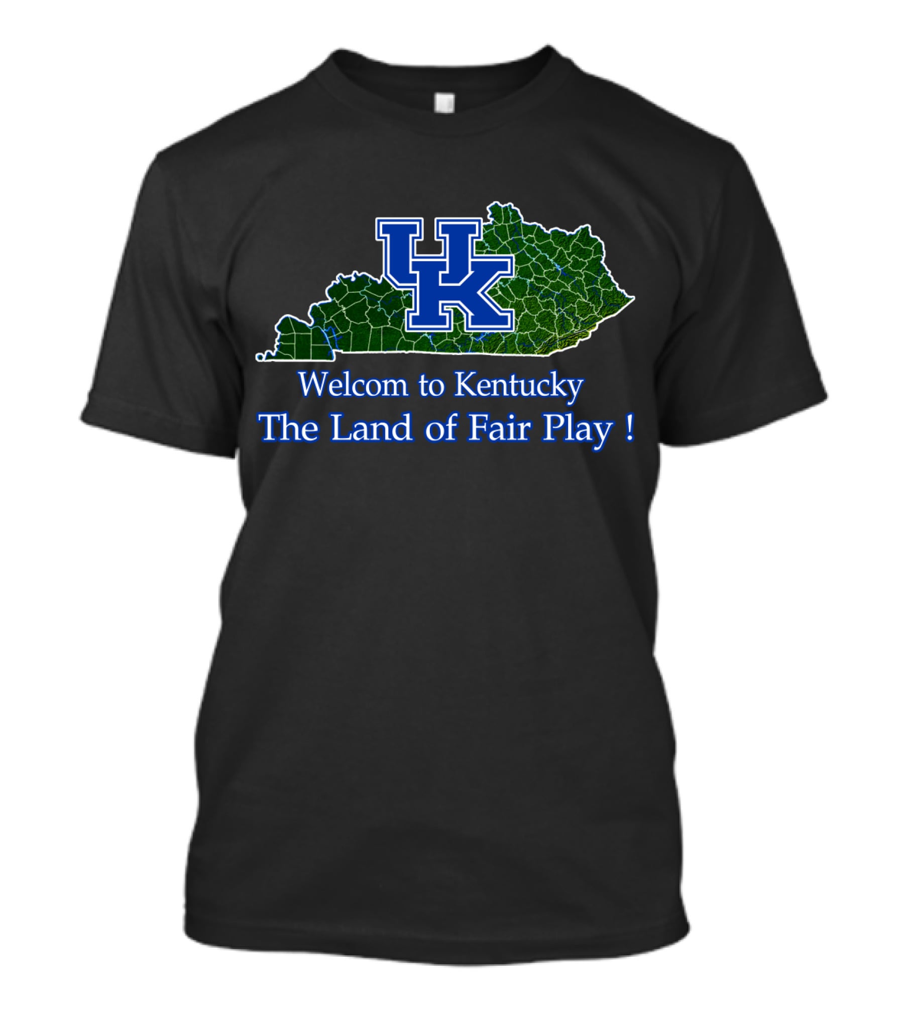 Kentucky Wildcats Welcome To Kentucky The Land Of Fair Play T-Shirt