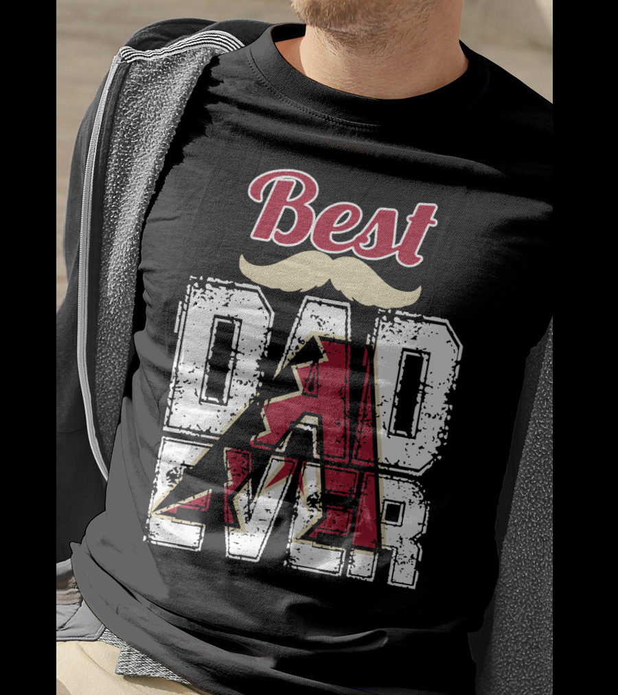 Best Dad Ever Diamondbacks T-Shirt