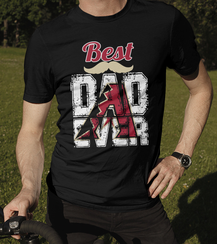 Best Dad Ever Diamondbacks T-Shirt