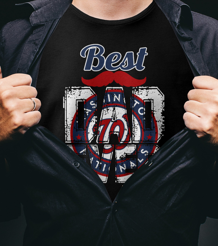 Best Washington Nationals Dad Ever T-Shirt