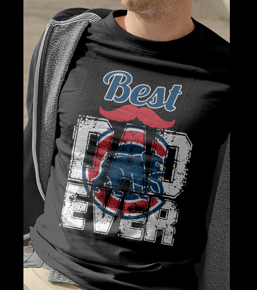 Best Dad Ever Cubs T-Shirt