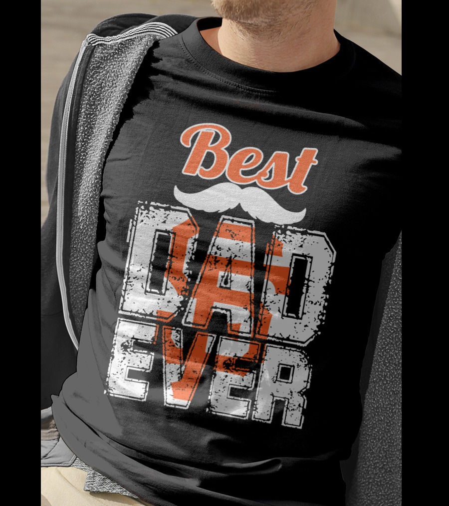 Best Dad Ever Giants Fan T-Shirt