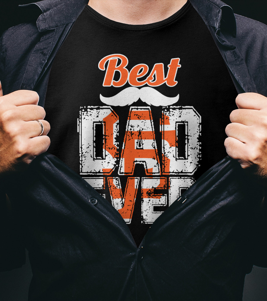Best Dad Ever Giants Fan T-Shirt