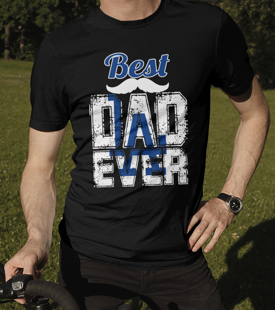 Best Dad Ever Dodgers T-Shirt