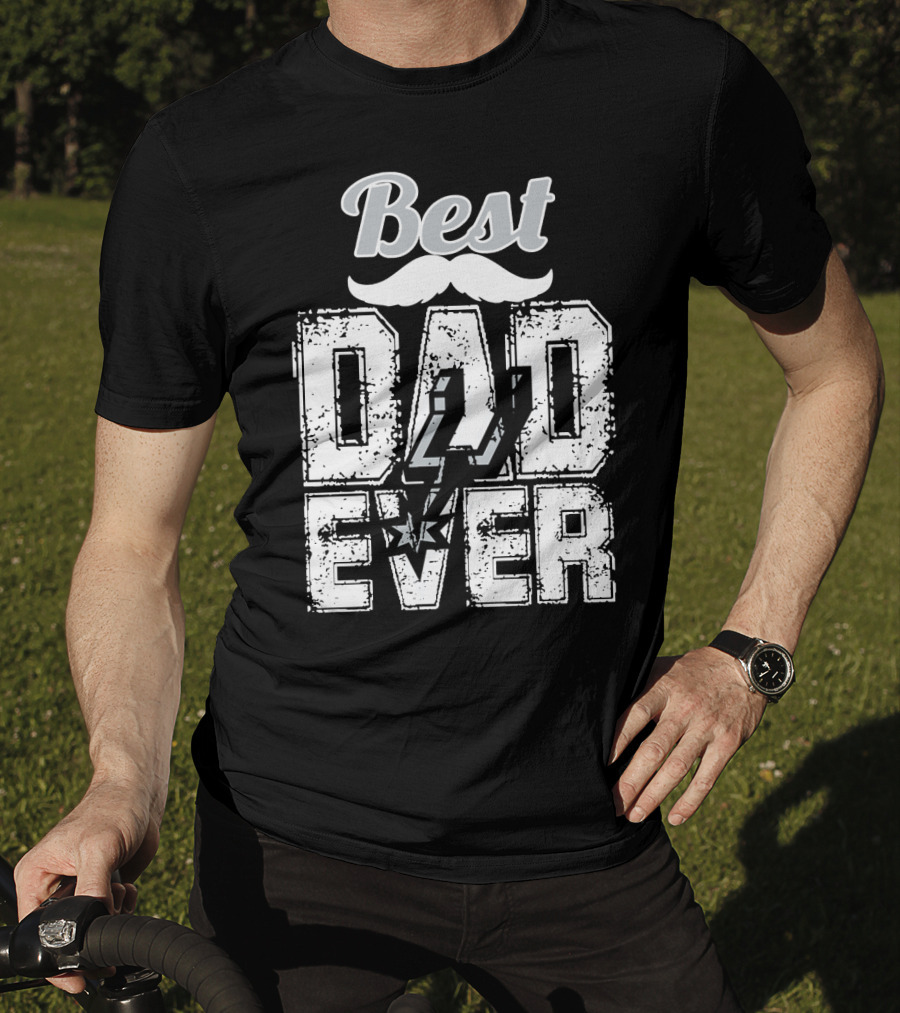 Best Dad Ever Spurs T-Shirt