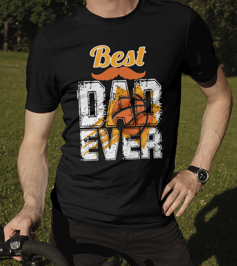 Best Dad Ever Phoenix Suns Basketball T-Shirt