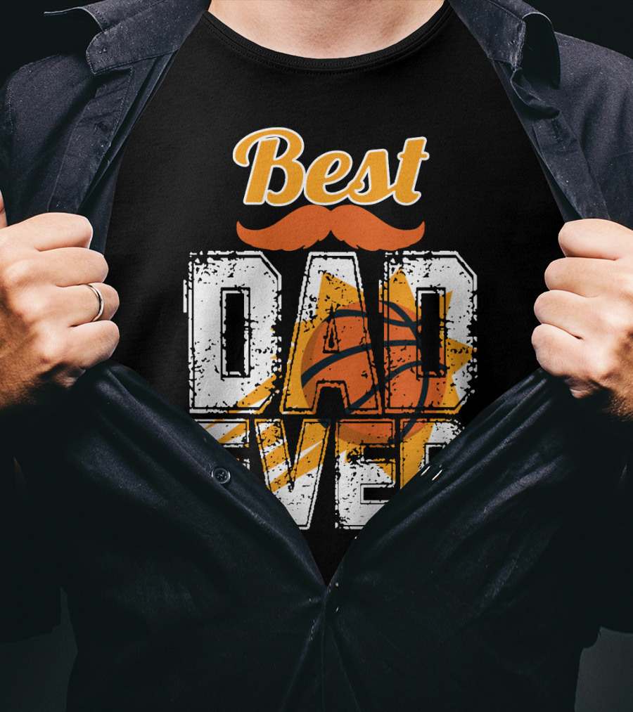 Best Dad Ever Phoenix Suns Basketball T-Shirt