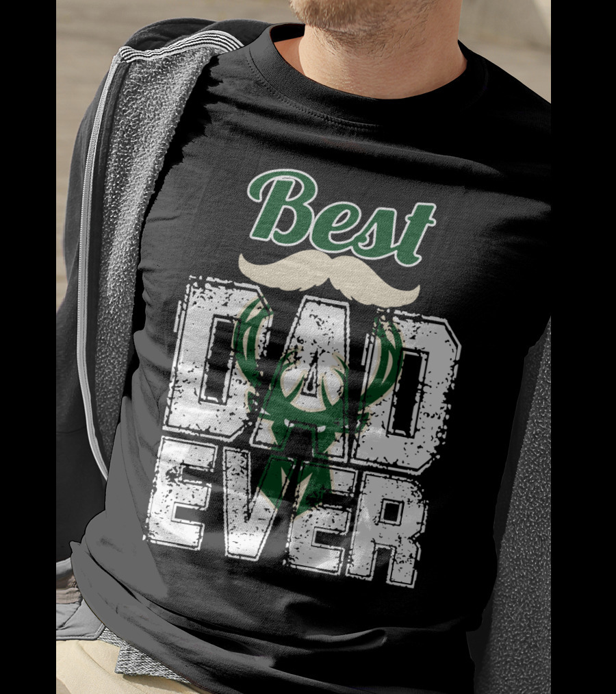 Best Dad Ever Bucks T-Shirt