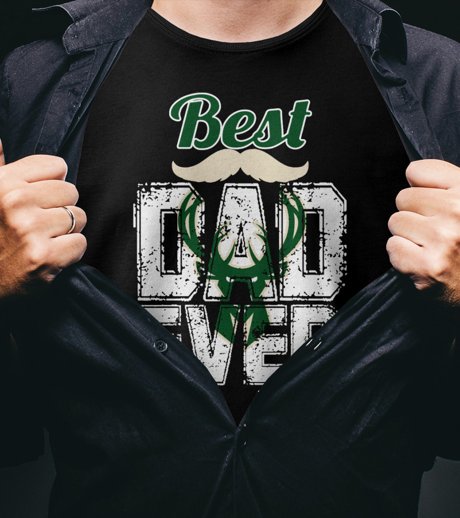 Best Dad Ever Bucks T-Shirt