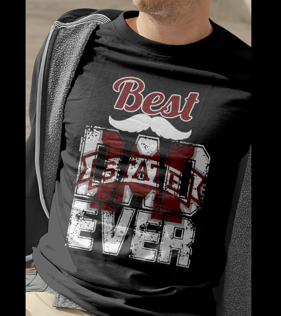 Best Mississippi State Bulldogs Dad Ever T-Shirt