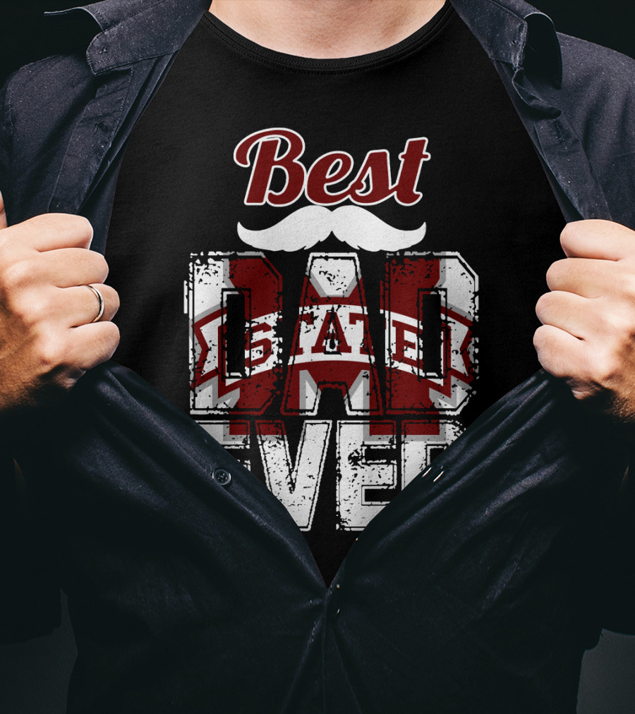 Best Mississippi State Bulldogs Dad Ever T-Shirt