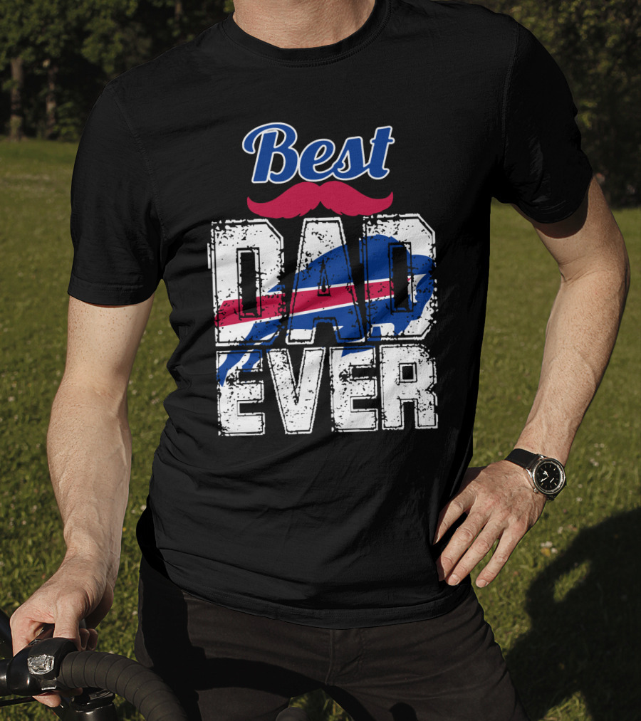 Best Dad Ever Bills Football T-Shirt