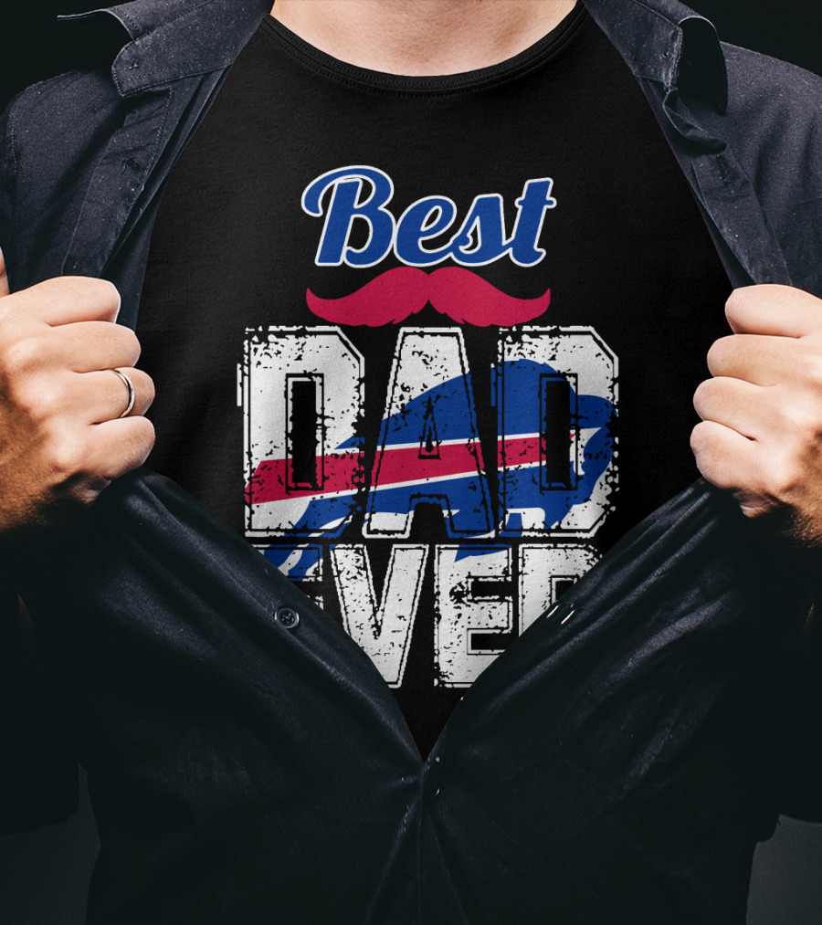 Best Dad Ever Bills Football T-Shirt