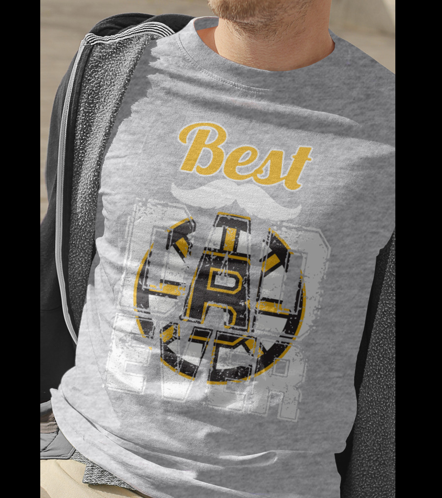 Best Dad Ever Bruins T-Shirt
