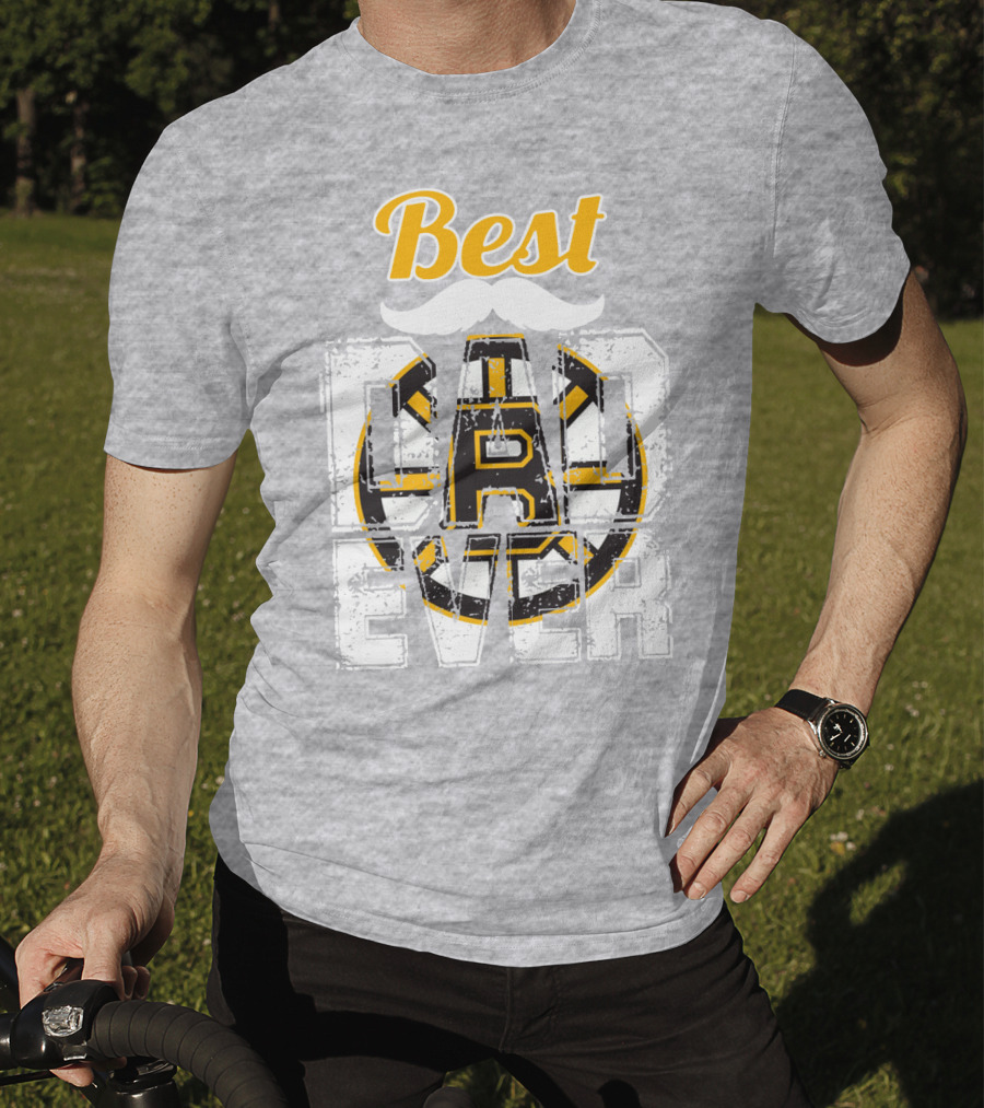 Best Dad Ever Bruins T-Shirt
