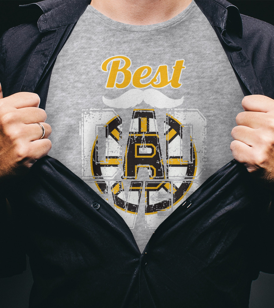 Best Dad Ever Bruins T-Shirt