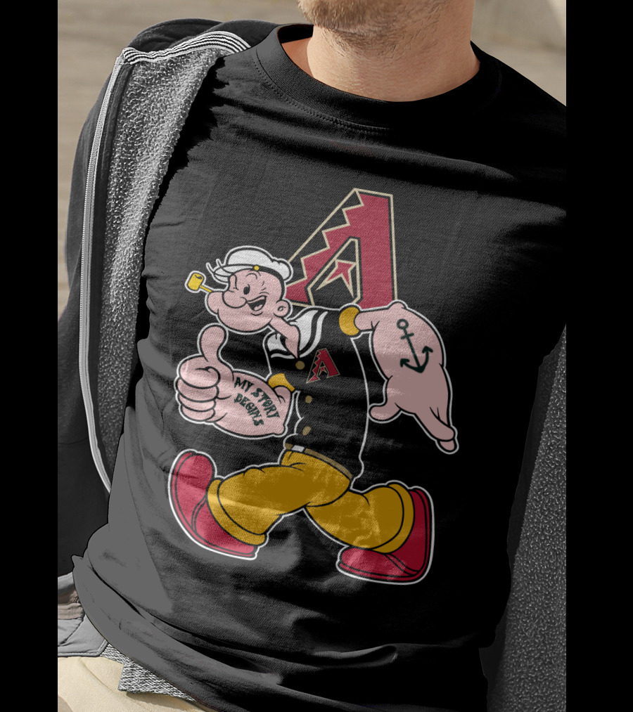Arizona Diamondbacks A Popeye My Story Begins T-Shirt