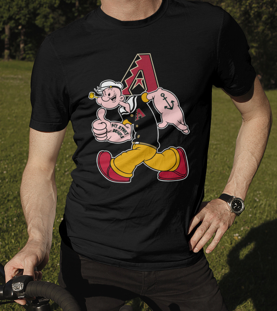 Arizona Diamondbacks A Popeye My Story Begins T-Shirt